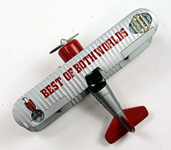 Toys, Case Die Cast Airplane, Case IH. "Best of Both Worlds" VG Cond.: Toys, Case Die Cast Airplane, Case IH. "Best of Both Worlds" VG Cond.