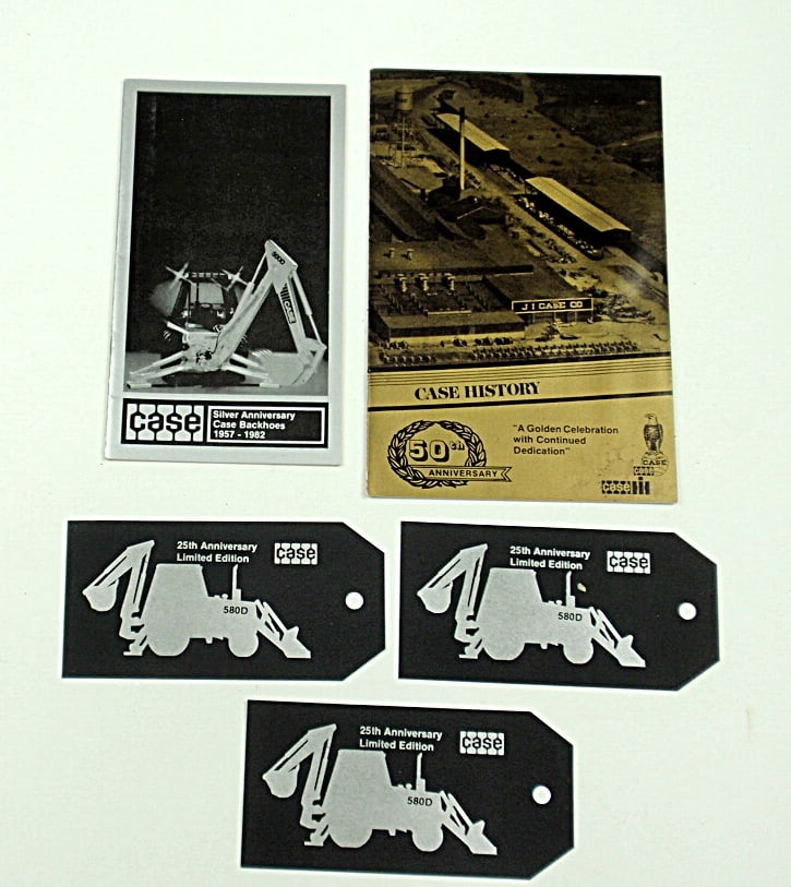 6 Pc J.I. Case Ephemera, comprising a "Golden Anniversary" History pamphlet (1 of 3)