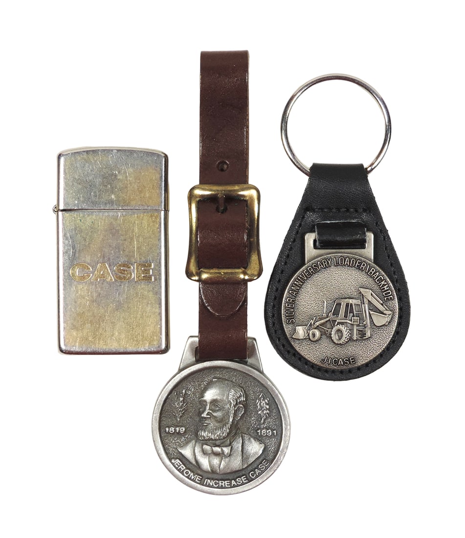 CASE Collectables (3), CASE Watch Fob, JEROME INCREASE CASE 1819-1891 w/lea (1 of 4)