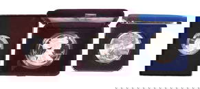 Coins, Proof Silver (3), American Eagle Silver Dollar, Liberty Walking (2),