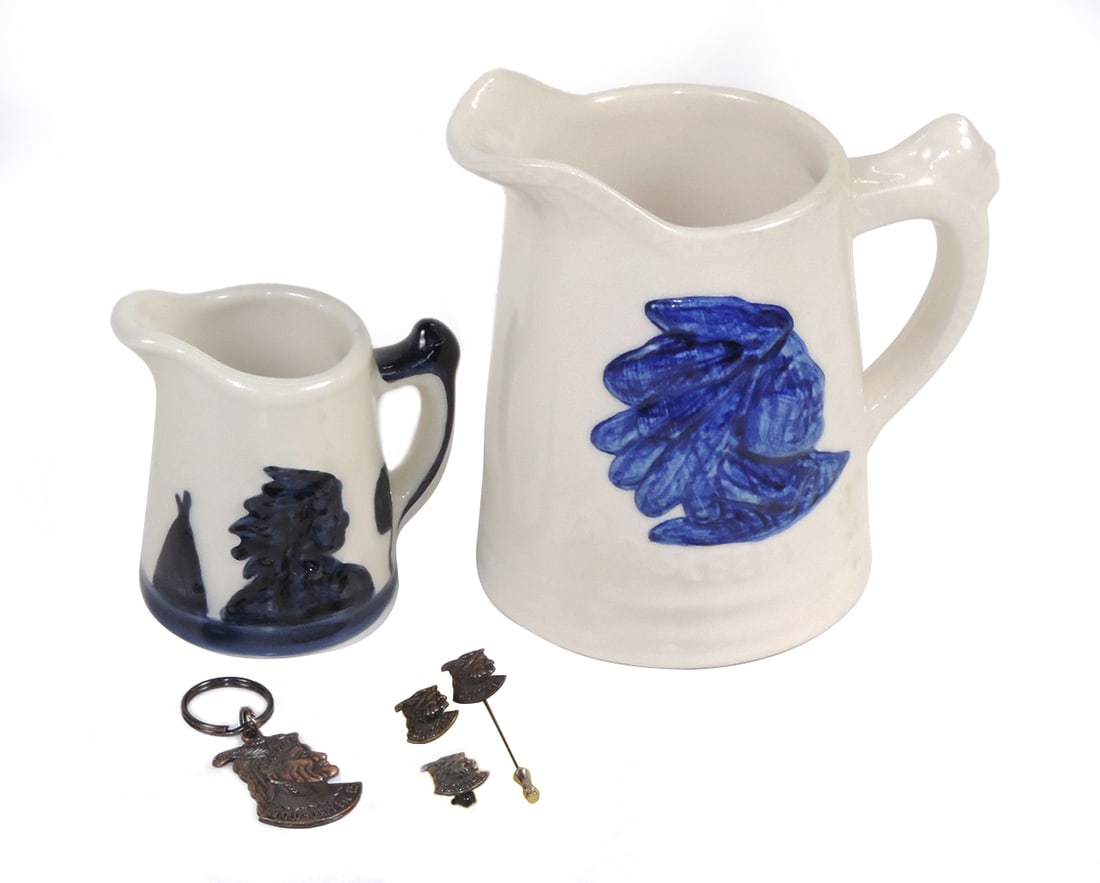 Sleepy Eye Convention Collectables (6), Pitcher, Western Stoneware, Monmout (1 of 5)