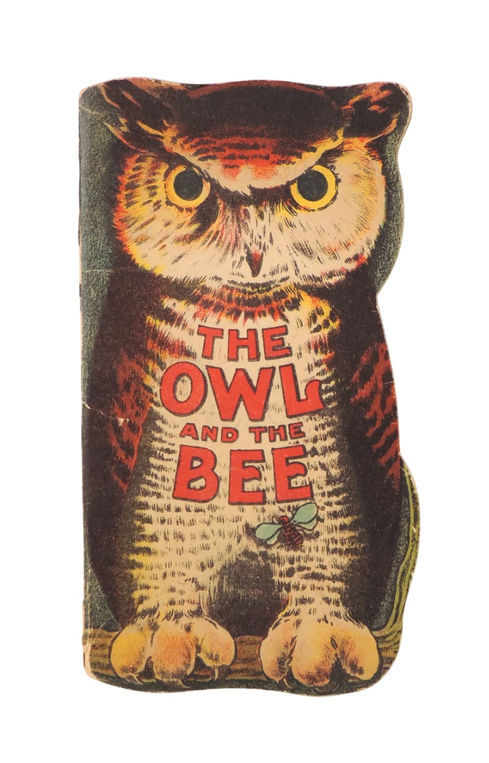 Children's Book, THE OWL AND THE BEE, Copyright 1908 By The Saalfield Pub. (1 of 2)