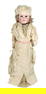 Doll, Antique Schoenau & Hofffneister, bisque head/hands, jointed, glass ey