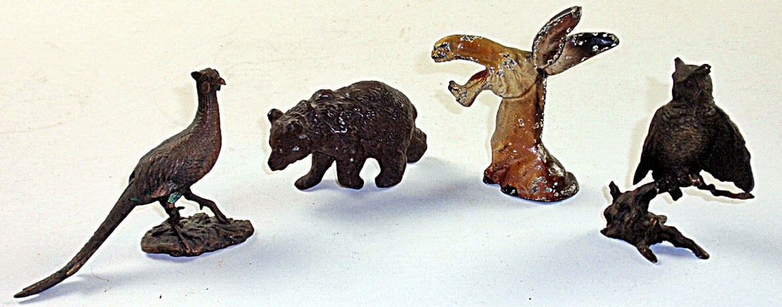 4Pc Cast Metal Animals (1 of 2)