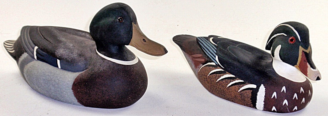 A Pair Of North American Duck Decoys (1 of 3)