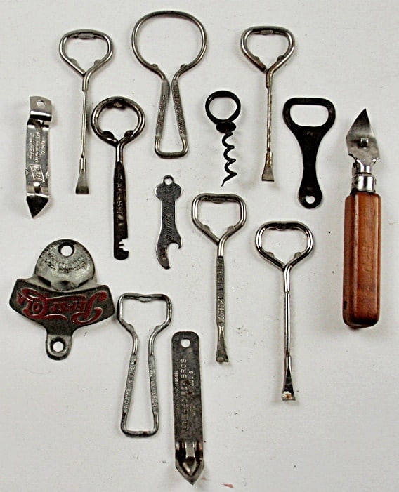 A 14 Pc Collection of Bottle Openers, (1 of 5)