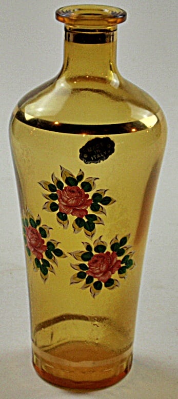 17 Pc group of Bohemian Art Glass: Decanter & 4 matching cordials plus other similar cordials. Exc cond, Largest 8.5"T
