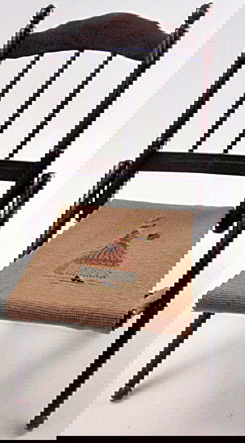 A Victorian Folding Child's Chair (1 of 4)