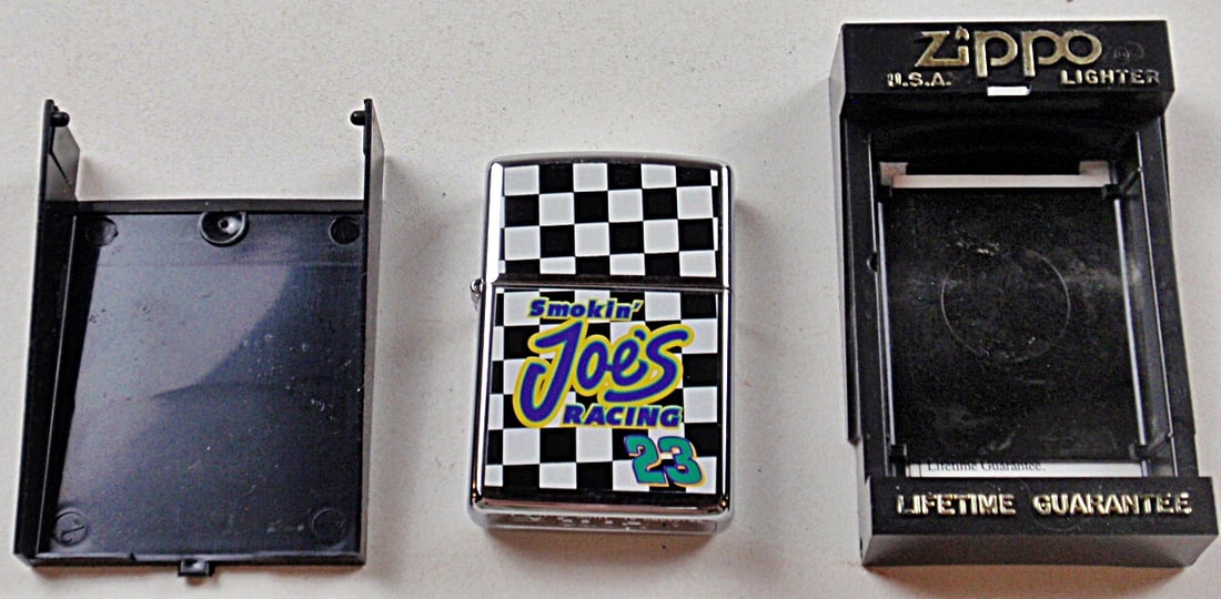 Zippo Fluid Lighter "Smokin' Joe's Racing-23 (1 of 2)