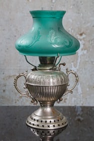 A Victorian Miniature Lamp or Salesman's Sample