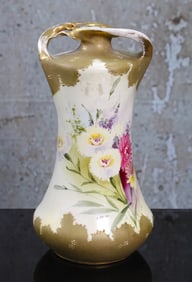 An Austrian Art Nouveau Mitterteich Mosanic Pottery Vase
