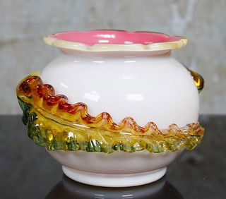 A Stevens & Williams Victorian Art Glass Vase
