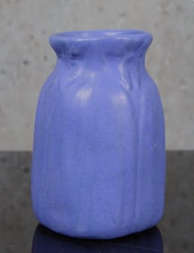 A Vintage Blue Matte Art Pottery Vase