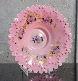 A Victorian Art Glass Dish