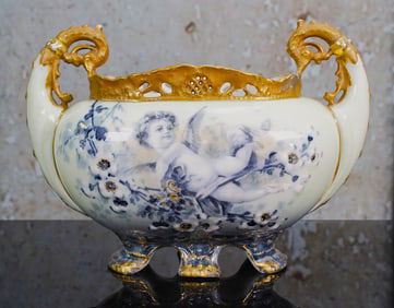 An Austrian Artist Decorated Fernery