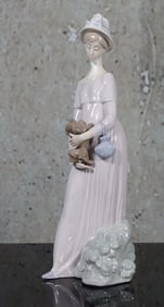 A Lladro Porcelain Figure "My Little Pet"