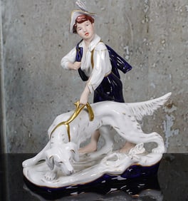 A Royal Dux Porcelain Figure