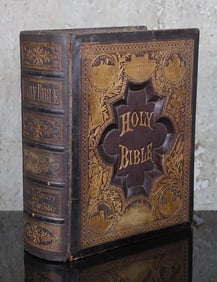 A Leather Bound Family Bible
