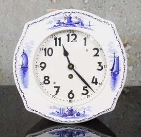 A German Art Deco Kitchen Wall Clock