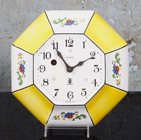 A Miller Art Deco Kitchen Clock