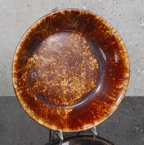 A 19th Century Rockingham Glaze Milk Bowl