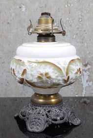 A Victorian Oil Lamp