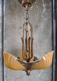 Art deco hanging lamp