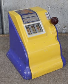 A Liberty 1 Cent Coin-Op Slot Trade Stimulator