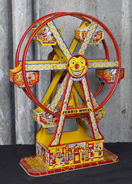 A Chein Hercules Wind-Up Toy Ferris Wheel