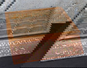 An Esterbrook's Country Store Display case