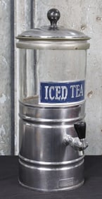 A Soda Fountain Ice Tea Dispenser