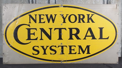 A New York Central System Sign