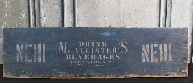 An Early Nehi Wood Advertising Sign
