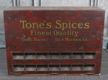 A Tone's  Country Store Spices Cabinet