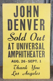 A John Denver Concert Poster