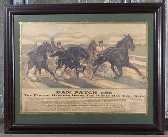 A Dan Patch Trotting Horse Print