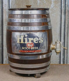 A Soda Fountain Hires Root Beer Barrel