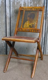 A Duke's Cameo Cigarettes Advertising Chair