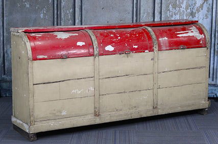 A Country Store Triple Cylinder Roll Grain Bin