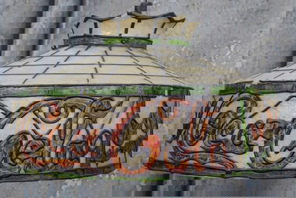 A Coca-Cola Retro Hanging Shade