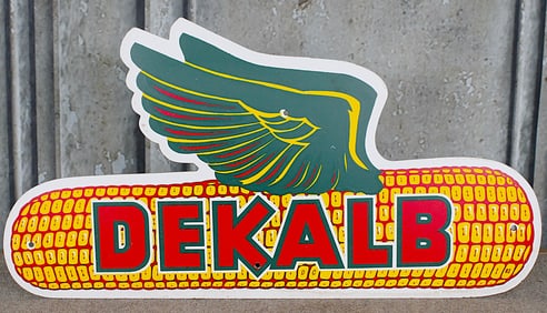 A Dekalb Advertising Corn Field Sign