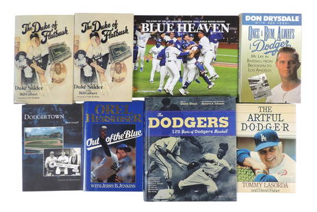 Dodgers' Books (8), Don Drysdale with Bob Verdi, "Once a Bum, Always a Dodger," My Life In Baseball: Dodgers' Books (8), Don Drysdale with Bob Verdi, "Once a Bum, Always a Dodger," My Life In Baseball From Brooklyn to Los Angeles, ©1990, "The Artful Dodger," Tommy Lasorda and David Fisher,
