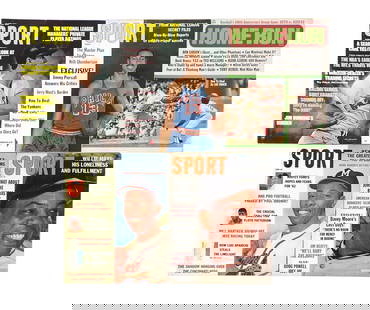 SPORT & Home Run Magazines (5), SPORT published monthly by Macfadden Publications, Inc., New York...: SPORT & Home Run Magazines (5), SPORT published monthly by Macfadden Publications, Inc., New York, NY-USA, March 1962, June 1968, June 1962 August 1963 & Home Run, published Popular Library, Inc.,