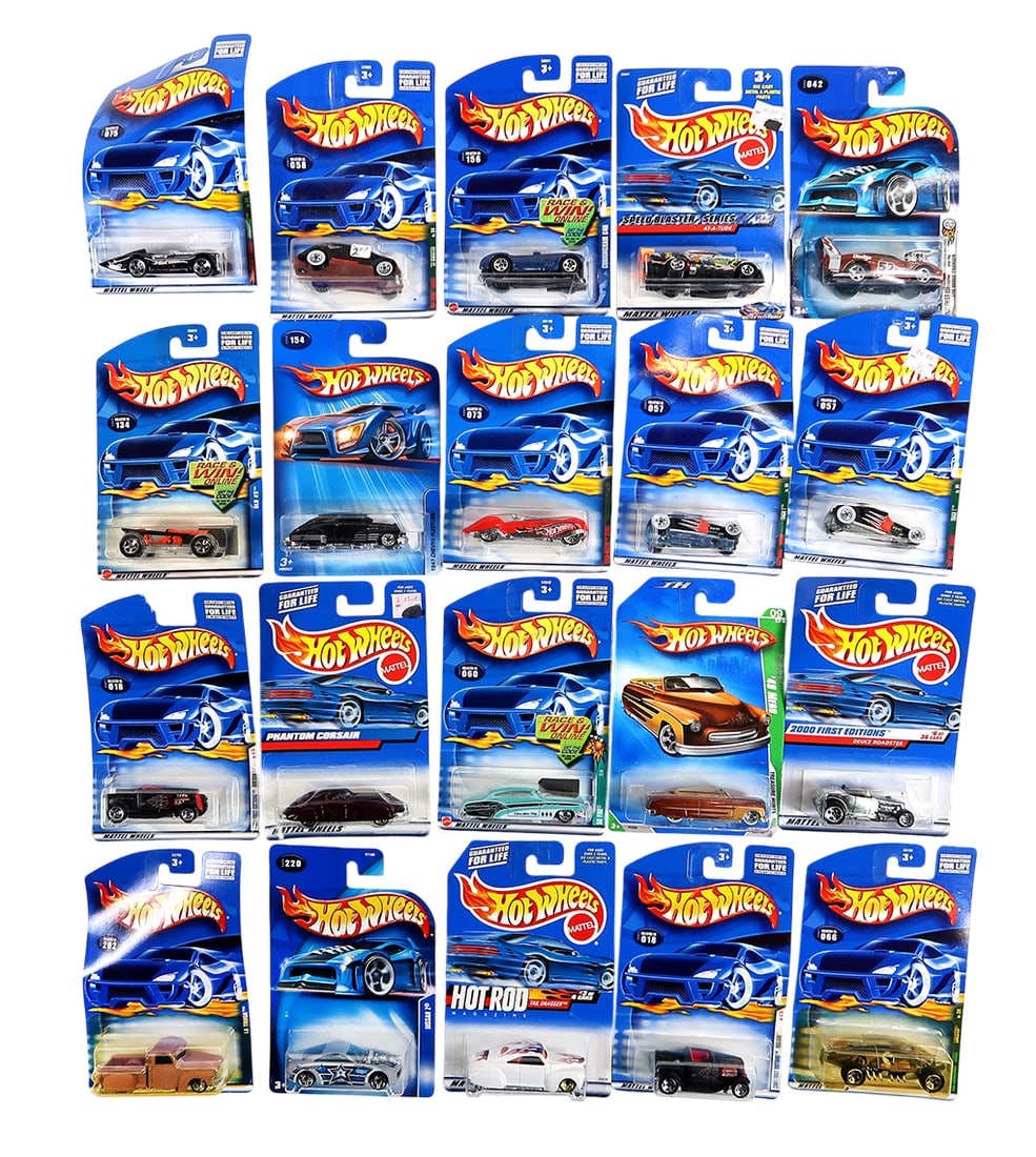 Hot Wheels (20), Lakster, '49 Merc, So Fine, Track T (2), Nissan Z, Tail Dragger, Hooligan (2), P... (1 of 5)