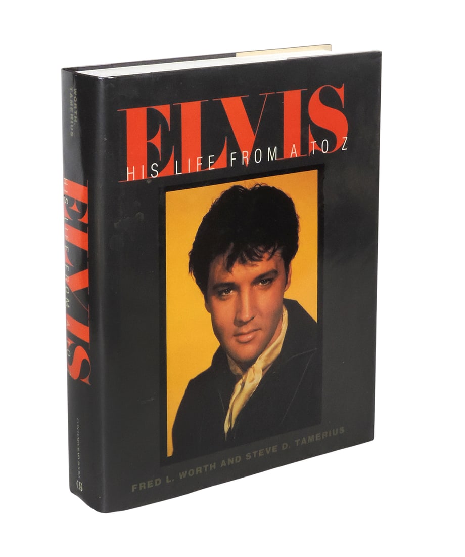 Elvis Presley Book, "Elvis His Life From A to Z," by Fred L. Worth and Steve D. Tamerius, Contemp... (1 of 1)