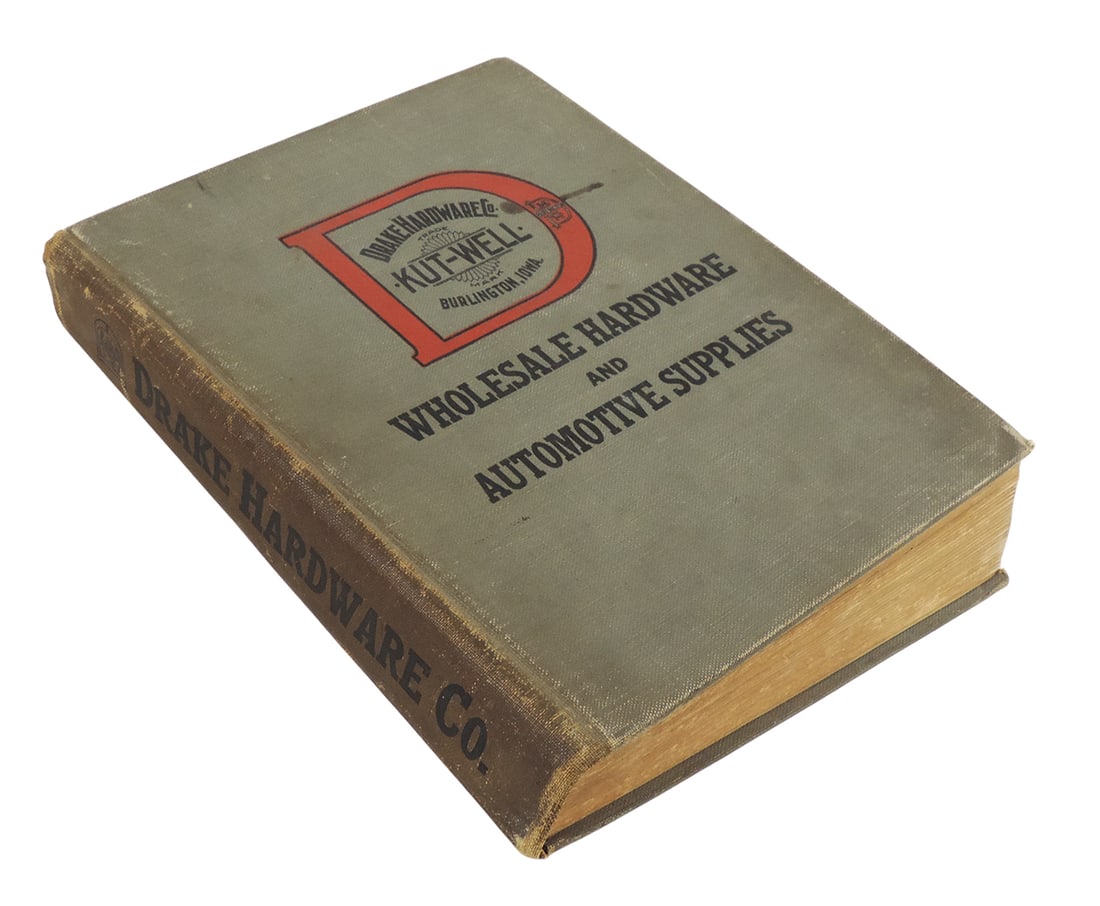 Burlington, Iowa Historical Book, Drake Hardware Co., Wholesale Hardware and Automotive Supplies,... (1 of 4)