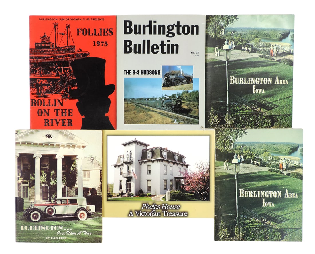 Burlington, Iowa Historical Collectibles (6), Phelps House A Victorian Treasure, Craftsman Press ... (1 of 1)