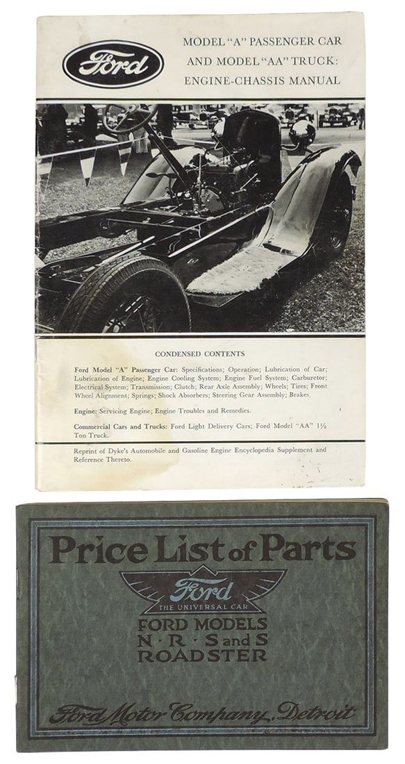 Automobile 1914 Ford Price List of Parts & Manual, Ford Models N, R, S & S Roadster price book, 3... (1 of 1)