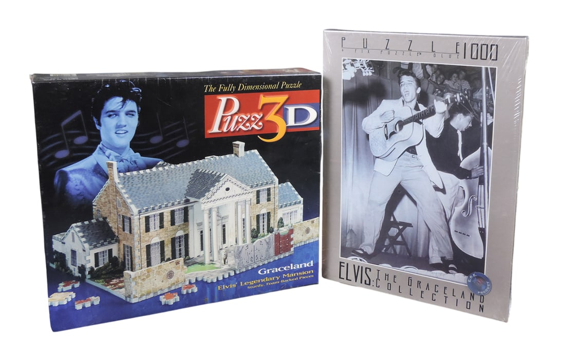 Elvis Presley Puzzles (2), Elvis The Graceland Collection, Puzzle 1000 pieces + Fix PuzzleâR (1 of 2)