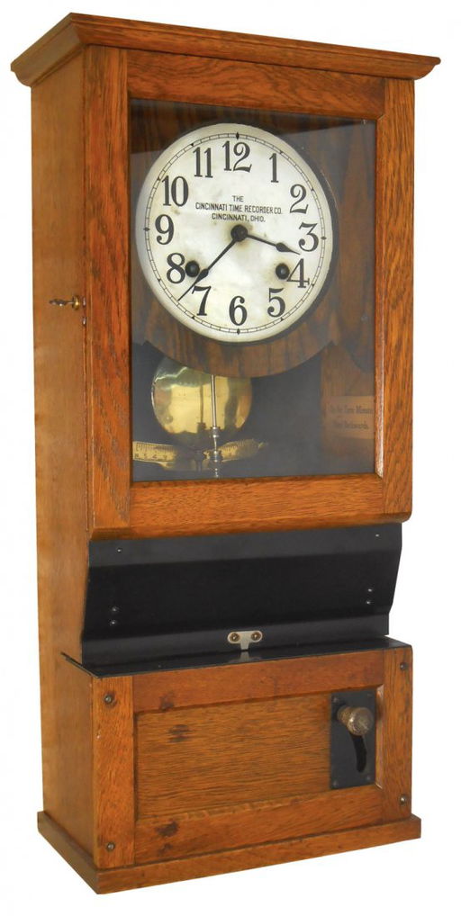 Time clock, Cincinnati Time Recorder Co. 14 Series, wa May 04, 2013